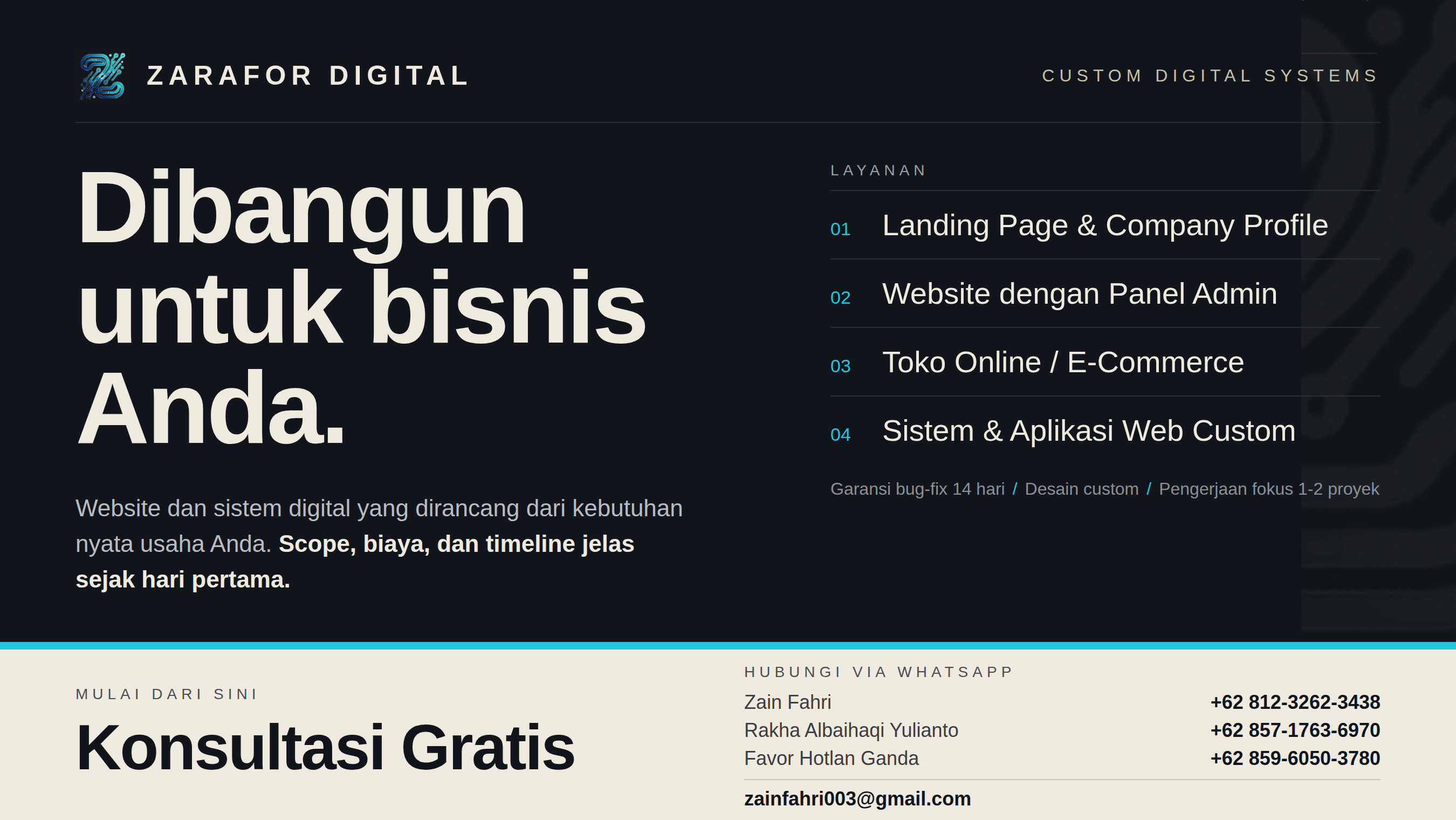 Iklan Zarafor Digital